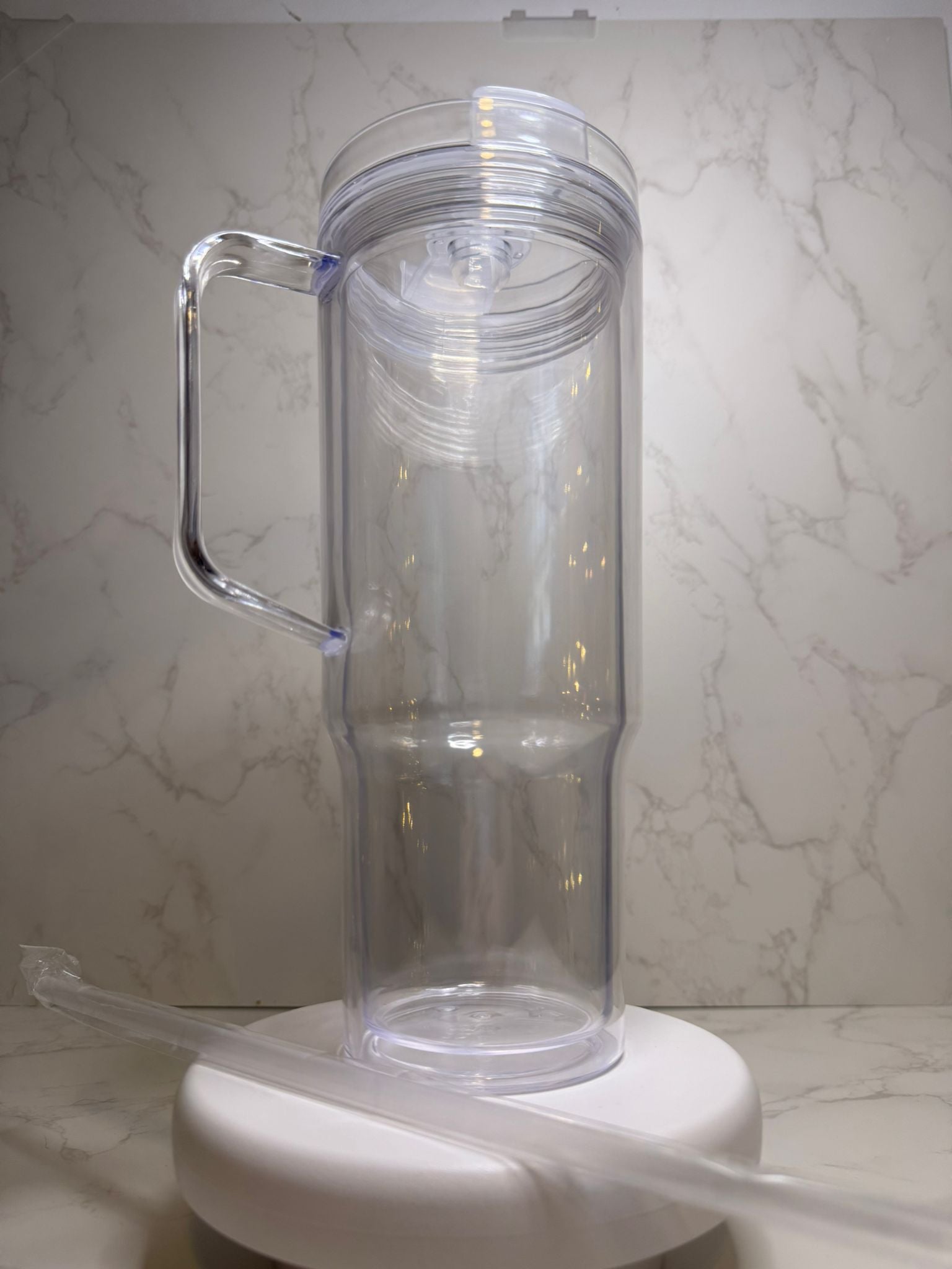 40oz Acrylic Snowglobe Tumbler