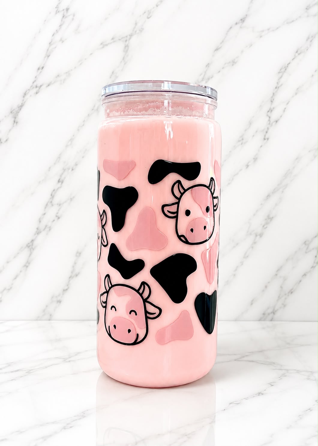 Strawberry Inspired Milkshake Tumblers
