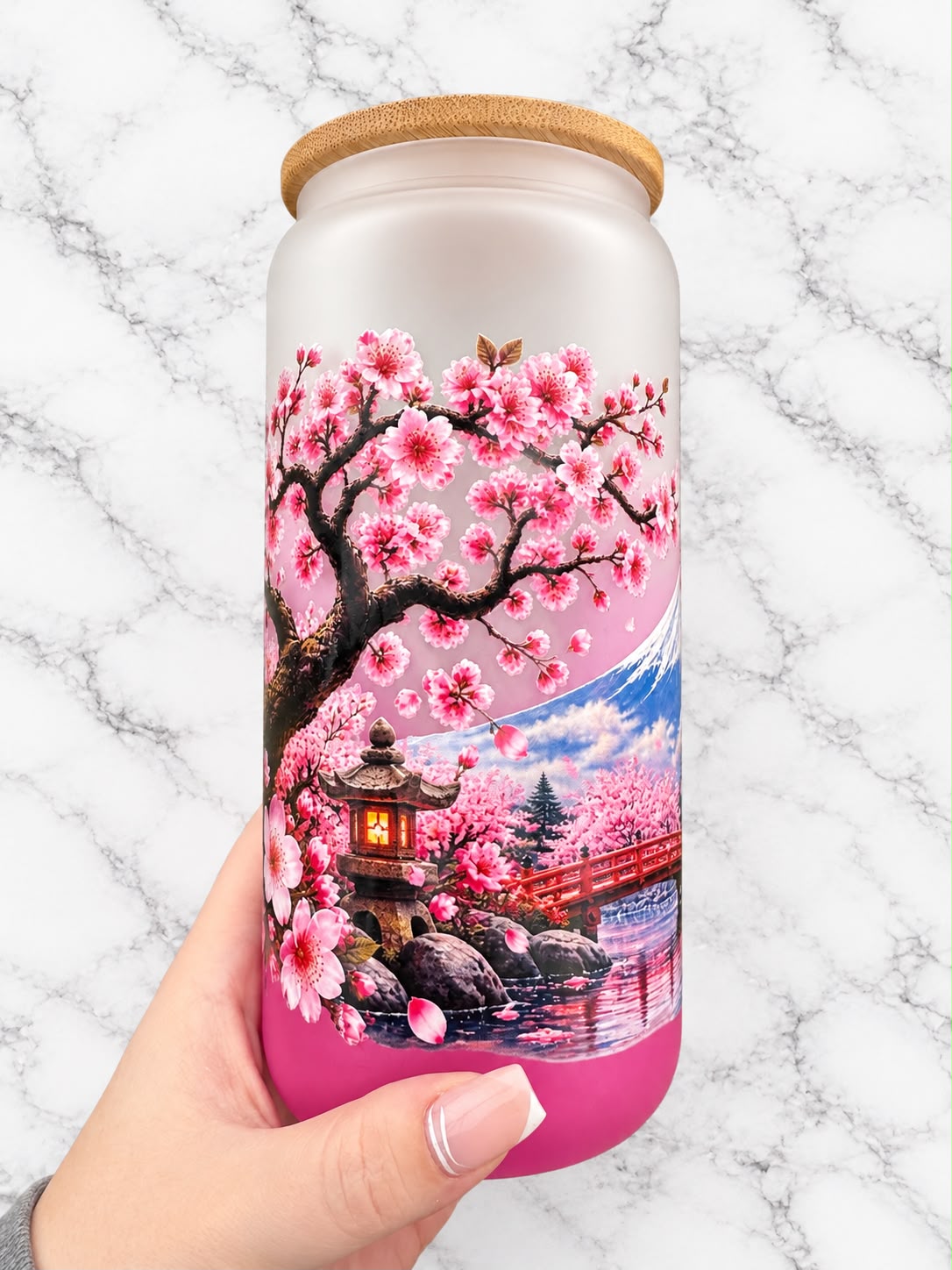 16oz 'No Globe' Ombre Tumbler