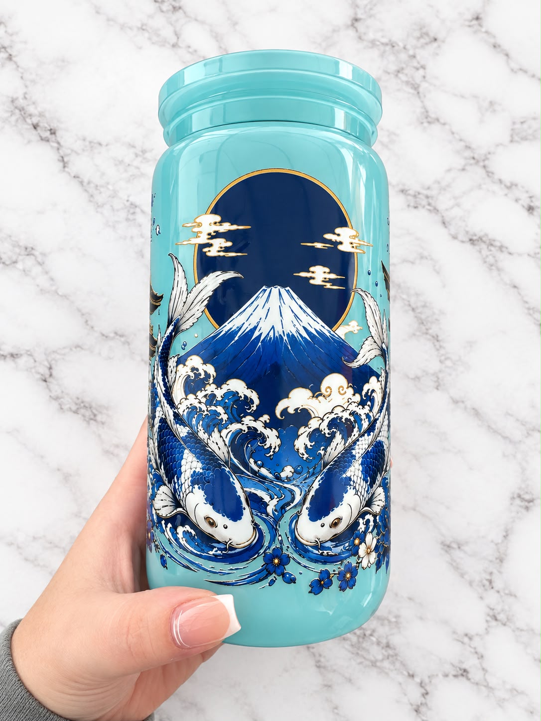 16oz Coloured 'No Globe' Tumbler