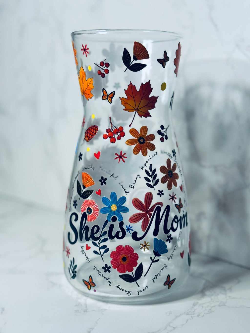 Personalised Glass Vase