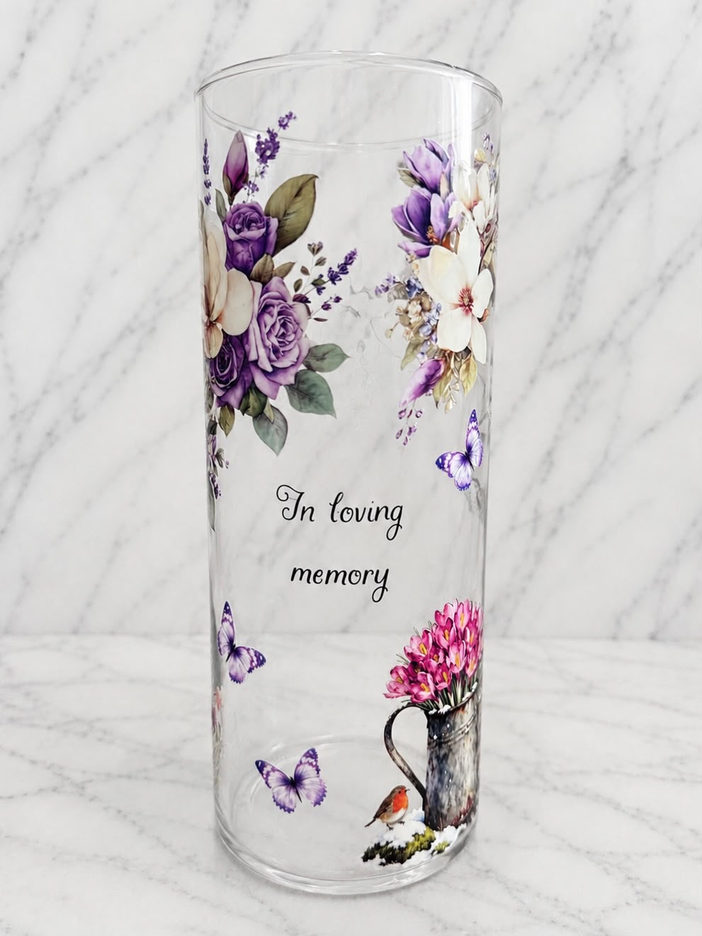 Personalised Glass Vase